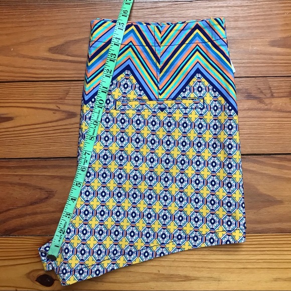 Maeve Anthropologie Multi-Colored Geometric Shorts, NWT, 14 - Picture 11 of 12